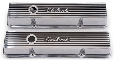 amc fabricated aluminum valve covers|edelbrock elite series valve covers.